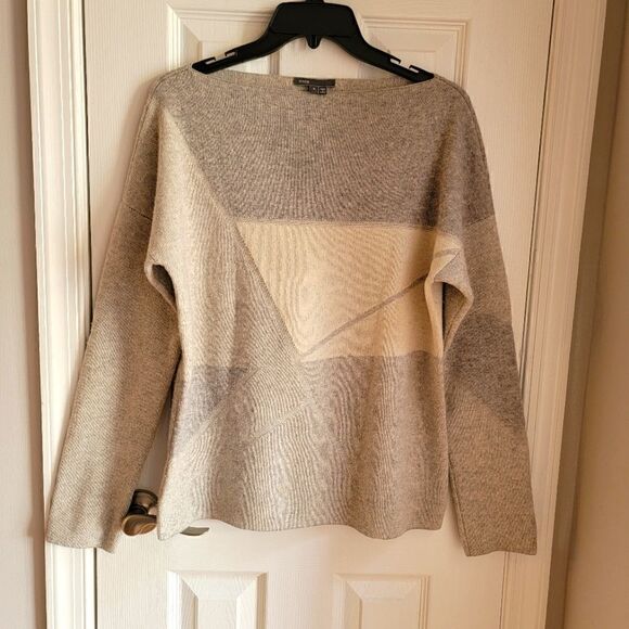 Vince Geometric Wool Sweater S - Picture 3 of 7